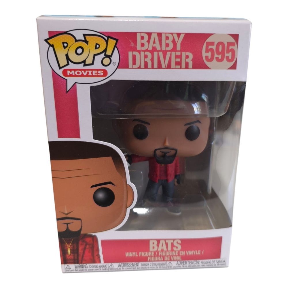 Funko Pop Movies (#595) Baby Driver Bats Vinyl in Soft Protective Case - Picture 2 of 10